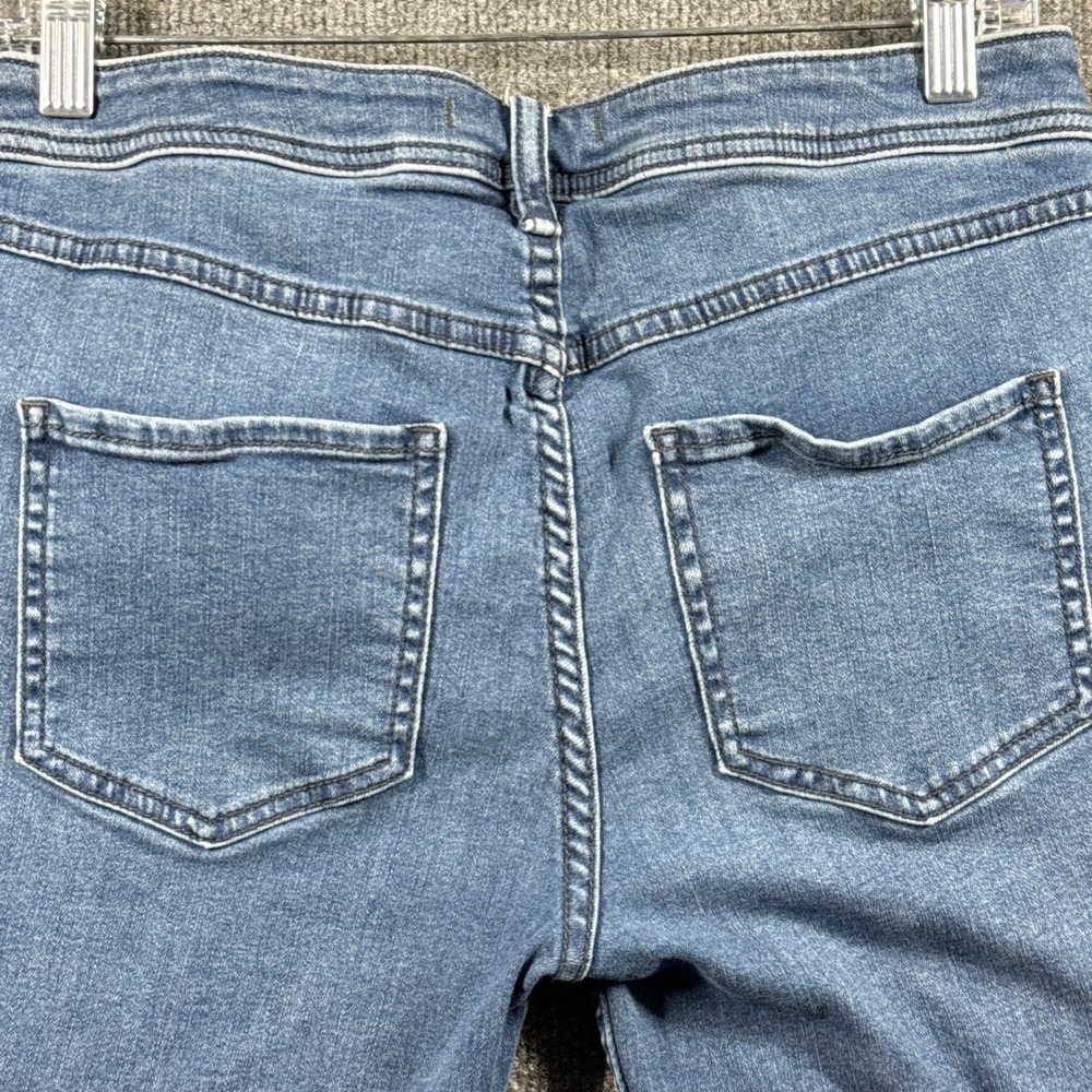 Free People Jeans Womens 28 FlareMid Rise Button Fly - Picture 4 of 12